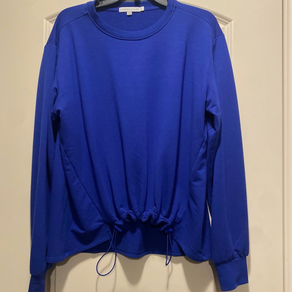 Sincerely Jules Ruched Crewneck